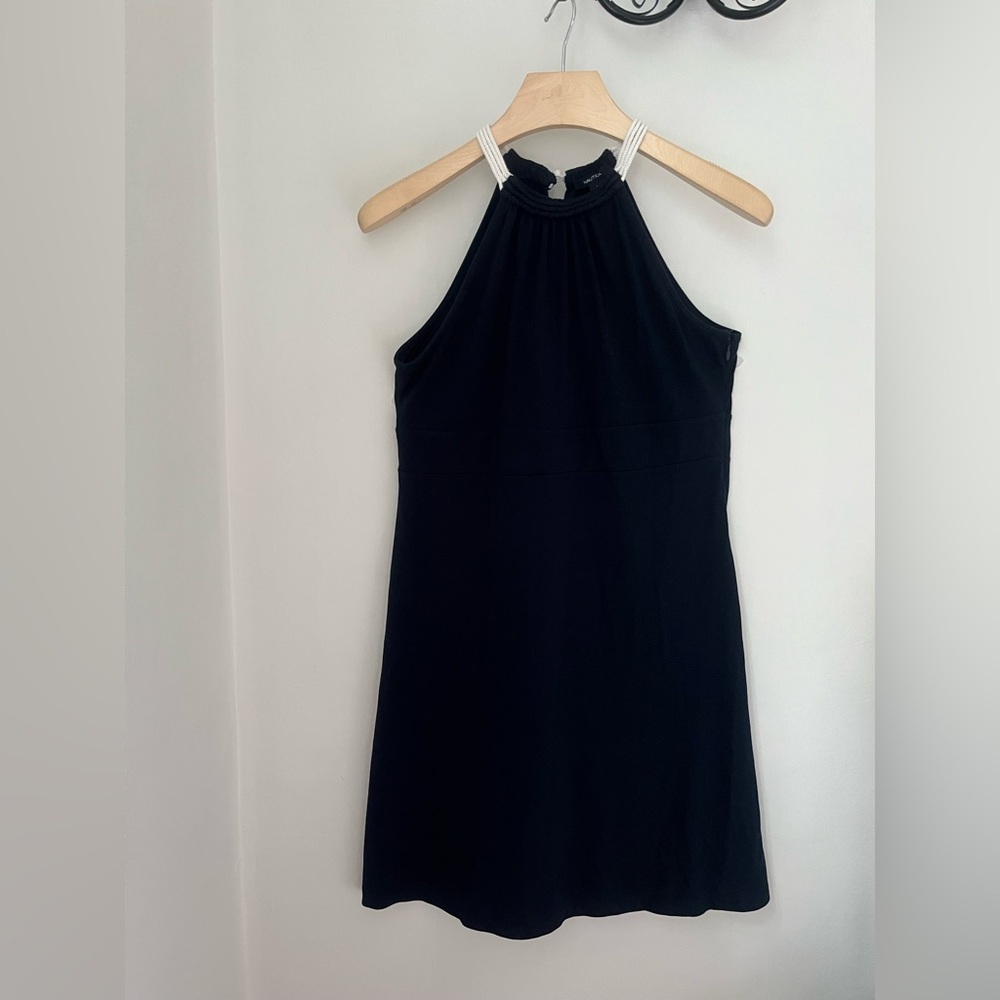 Nautica Navy Blue Strapless Dress - Picture 2 of 6